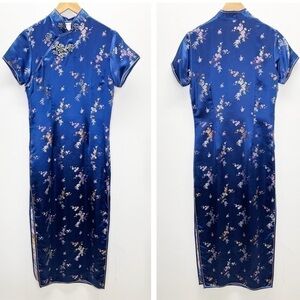 VTG Flying Dragon Traditional Cheongsam Dress Sz 4